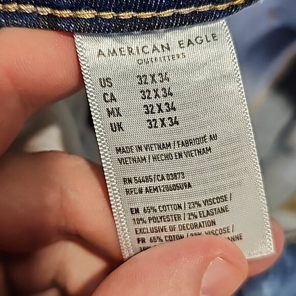 American Eagle next level flex 32x34 slim straight jeans - Picture 8 of 8